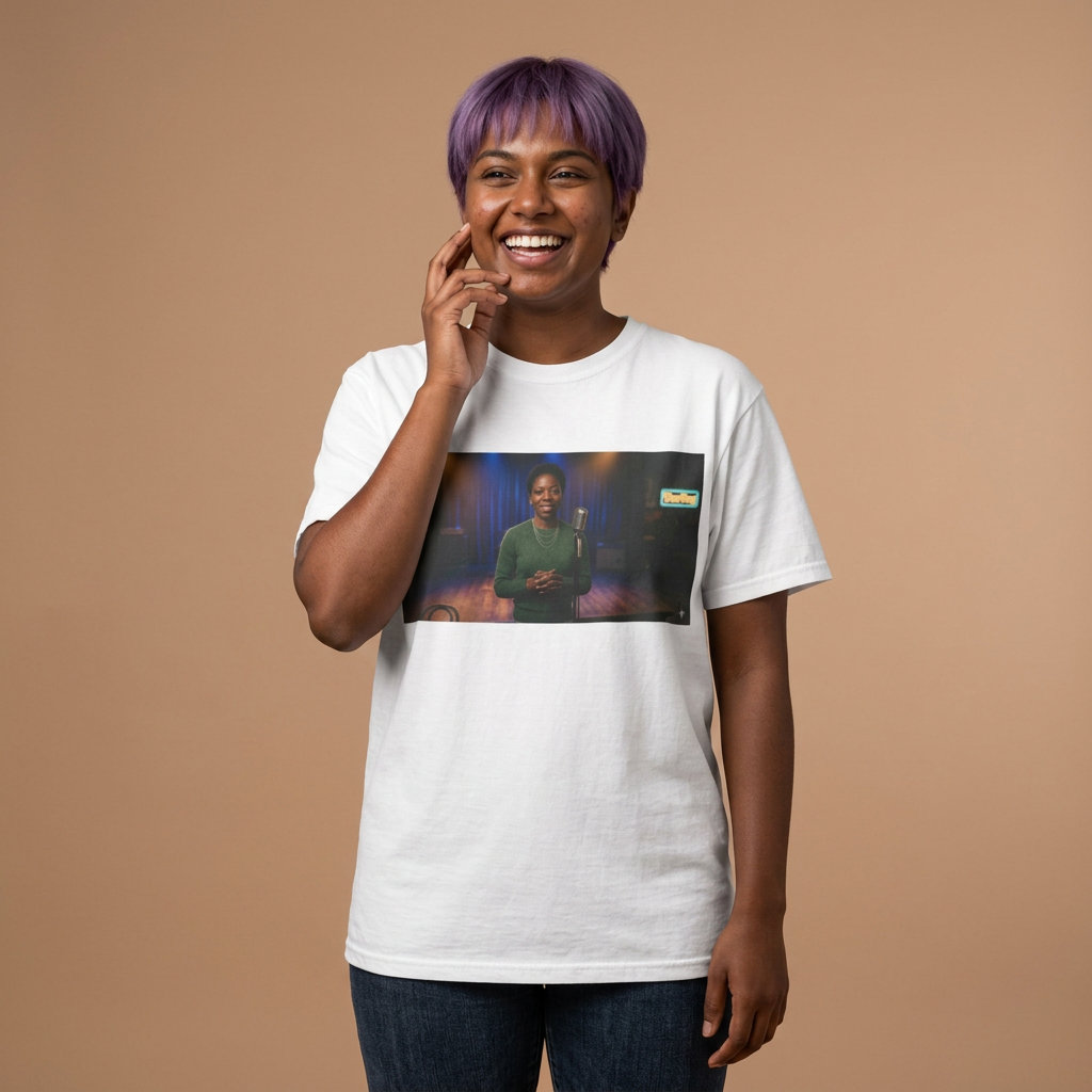 Stage Portrait Tee — Live Performance Photo Graphic T-Shirt