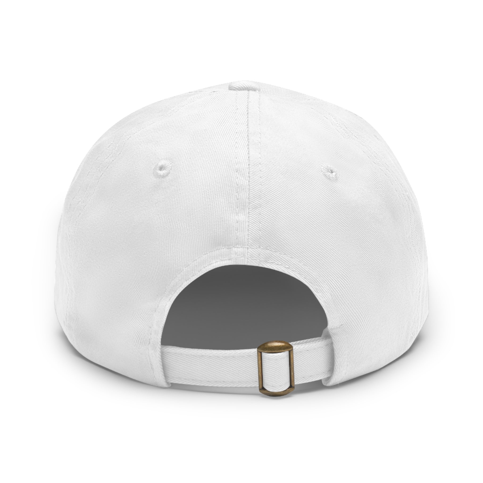 Soul Jazz Singer Dad Hat — Round Leather Patch Cap